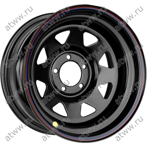 Диски штамповка Zepp 4х4 6,5x15 5*139,7 Et:35 Dia:98,5 Semicircle Gloss Black (LTM) Екатеринбург