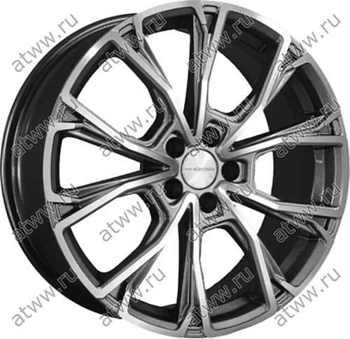 Диски литой Khomen 1605 6,5x16 5*110 Et:46 Dia:63,3 Gray-FP Екатеринбург