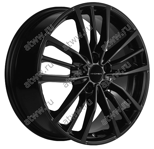 Диски литой Khomen KHW1812 7x18 5*114,3 Et:53 Dia:54,1 Black Екатеринбург