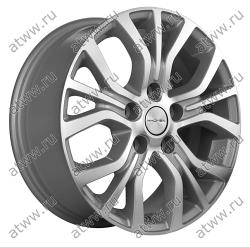 Диски литой Khomen 1608 6,5x16 5*114,3 Et:43 Dia:67,1 F-SILVER-FP Екатеринбург