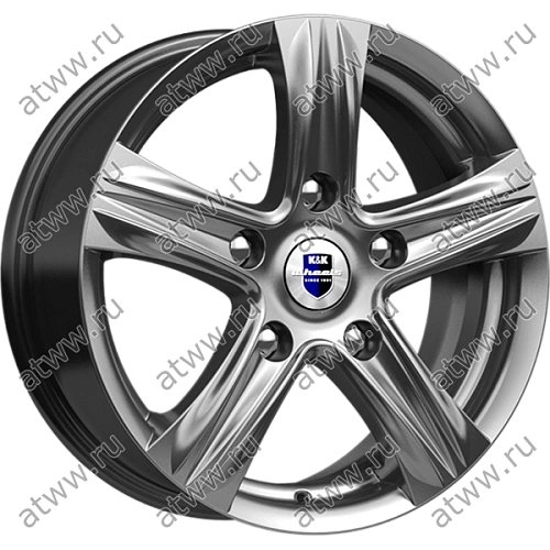 Диски литой K&K Легион 6,5x16 5*114,3 Et:39 Dia:60,1 Дарк платинум Екатеринбург