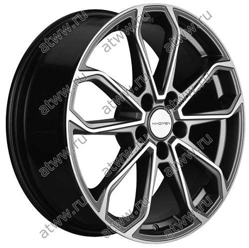 Диски литой Khomen KHW1816 7x18 5*114,3 Et:45 Dia:67,1 Gray-FP Екатеринбург