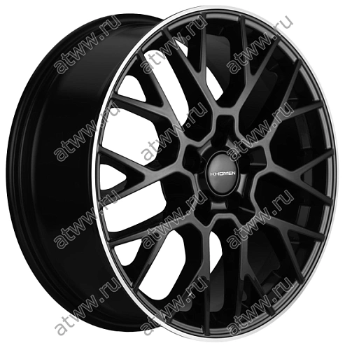 Диски литой Khomen KHW1818 7x18 5*114,3 Et:49 Dia:67,1 Black MR Екатеринбург