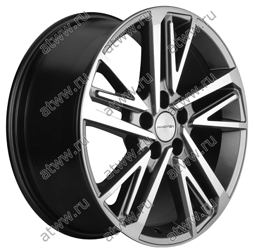 Диски литой Khomen KHW1815 8x18 5*108 Et:46 Dia:63,4 Gray-FP Екатеринбург