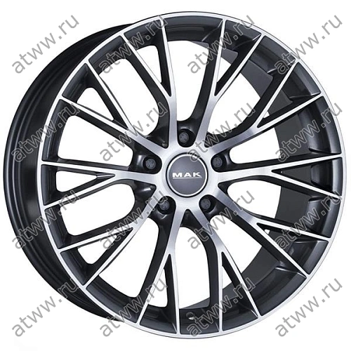 Диски литой MAK MUNCHEN 9,5x20 5*120 Et:44 Dia:72,6 Gun Metallic Mirror Face Екатеринбург
