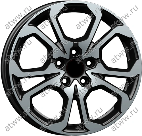 Диски литой RepliKey Arkana (R242) 6,5x17 5*114,3 Et:50 Dia:66,1 BK/FP Екатеринбург