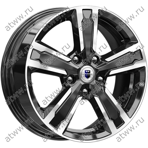 Диски литой K&K Оклахома (КС998) 6,5x16 5*100 Et:38 Dia:57,1 алмаз чёрный Екатеринбург