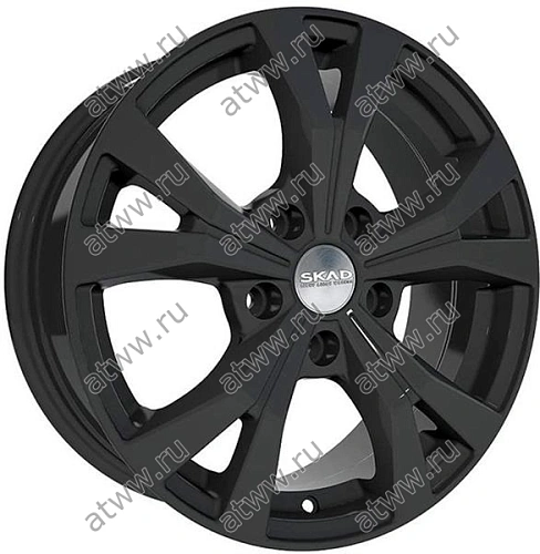 Диски литой Скад Нагано 6,5x16 5*114,3 Et:45 Dia:67,1 Черный бархат Екатеринбург