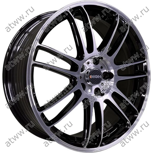 Диски литой INCH FA8535 7x18 5*114,3 Et:35 Dia:60,1 Gloss Black Machined Face Екатеринбург