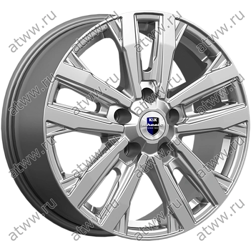 Диски литой K&K Мичиган 8x18 5*130 Et:53 Dia:71,6 дарк платинум Екатеринбург