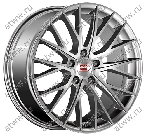 Диски литой 1000 Miglia MM1009 8x17 5*112 Et:35 Dia:66,6 Silver High Gloss Екатеринбург