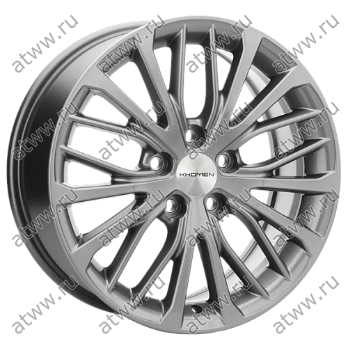 Диски литой Khomen 1705 7x17 5*114,3 Et:45 Dia:60,1 GRAY Екатеринбург