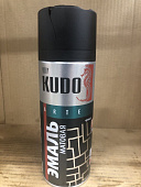 Краска аэрозольная черная матовая Kudo 520 мл (RAL 9005)_Уценка_сломана крышка