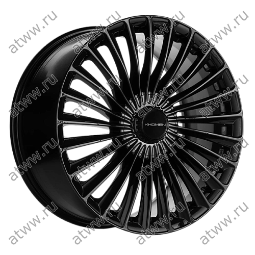 Диски литой Khomen 2008 8,5x20 5*112 Et:38 Dia:66,6 BLACK Екатеринбург