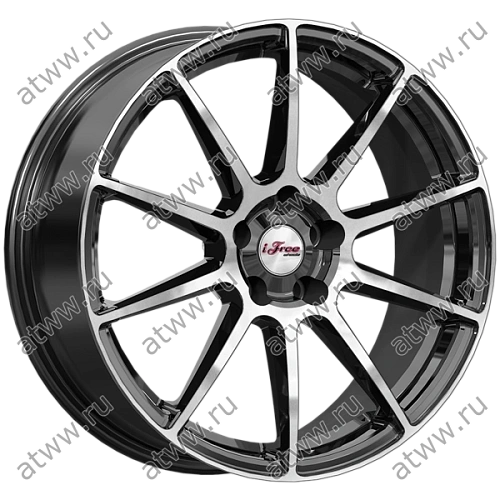 Диски литой iFree Винзор 7x18 5*100 Et:28 Dia:57,1 Блэк Джек Екатеринбург