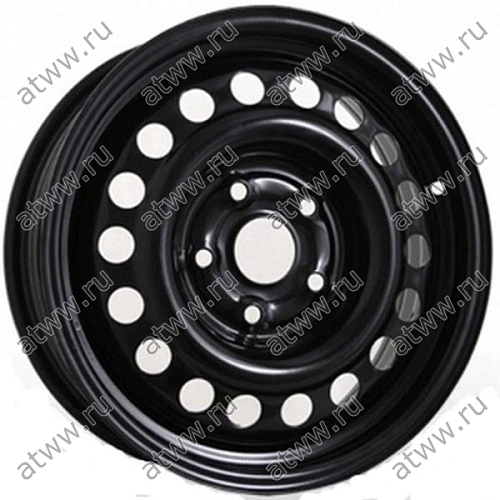Диски штамповка Pneus Servis 525201 4x15 5*100 Et:12 Dia:57,1 black Екатеринбург