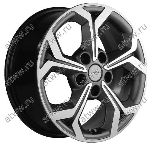 Диски литой Khomen 1606 6,5x16 5*114,3 Et:43 Dia:67,1 Gray-FP Екатеринбург