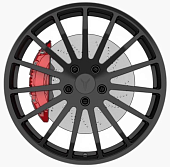 VISSOL F-3117 8,5x21 5*120 Et:30 Dia:66,1 Gloss Black