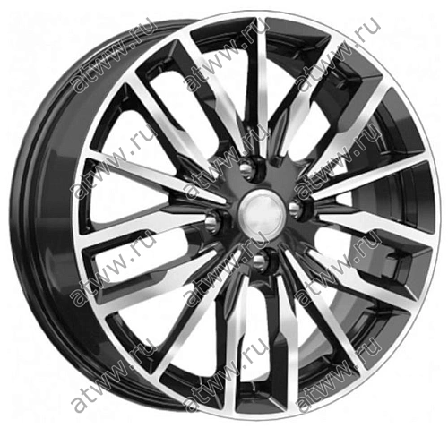 Диски литой RW RW-04 (КС946) 6x16 4*100 Et:45 Dia:60,1 BK/FP Екатеринбург