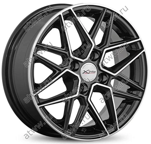 Диски литой X'trike X-147 5,5x14 4*98 Et:35 Dia:58,6 BK/FP Екатеринбург