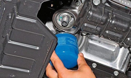 Замена масляного фильтра