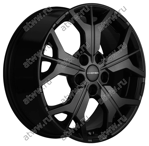 Диски литой Khomen 1715 7x17 5*114,3 Et:48,5 Dia:67,1 Black Екатеринбург