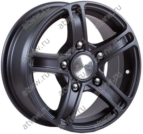 Диски литой Скад Трофи 6,5x15 5*139,7 Et:40 Dia:98 чёрный бархат Екатеринбург