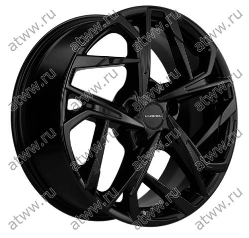 Диски литой Khomen 1716 7x17 5*110 Et:40 Dia:67,1 Black Екатеринбург