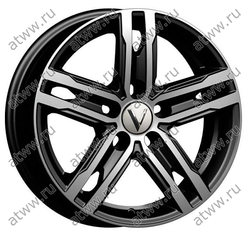 Диски литой Вектор B178 6x15 5*114,3 Et:46 Dia:67,1 АЛМАЗ ЧЕРНЫЙ Екатеринбург
