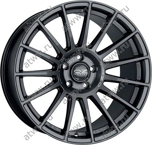 Диски литой OZ Superturismo LM 9,5x19 5*112 Et:21 Dia:66,6 MATT GRAPHITE SILVER LETTERING Екатеринбург