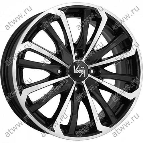 Диски литой K&K Рим 6x15 4*108 Et:25 Dia:65,1 алмаз черный Екатеринбург