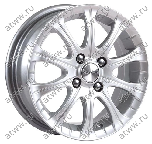 Диски литой Скад Ганимед 5,5x14 4*100 Et:35 Dia:67,1 Селена Екатеринбург