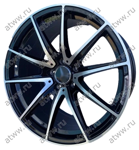 Диски литой Replica FR MR 443 8,5x20 5*112 Et:45 Dia:66,6 Black Machined Face Екатеринбург