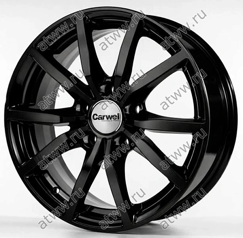 Диски литой Carwel Бекан 126 6,5x15 5*100 Et:38 Dia:57,1 BK Екатеринбург