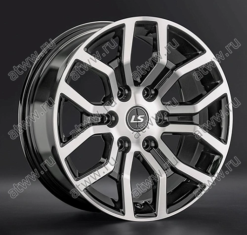 Диски литой LS wheels LS1367 9x18 6*139,7 Et:25 Dia:106,1 bkf Екатеринбург