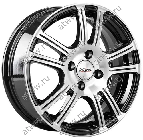 Диски литой X'trike X-105М 6x15 4*108 Et:25 Dia:65,1 BK/FP Екатеринбург
