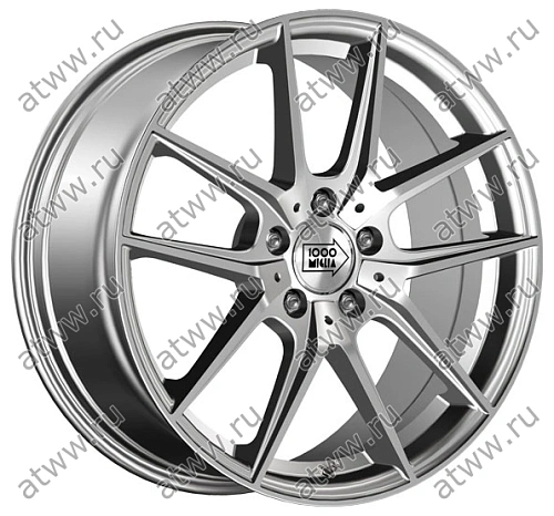 Диски литой 1000 Miglia MM041 7,5x17 5*114,3 Et:45 Dia:67,1 Silver Gloss Екатеринбург