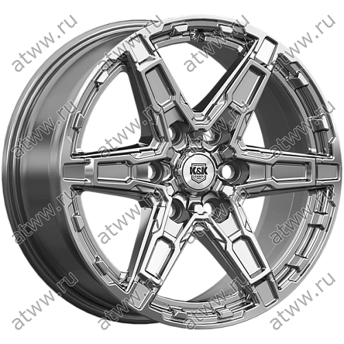 Диски литой K&K Дистрикт 8x18 6*139,7 Et:50 Dia:95,1 дарк платинум Екатеринбург