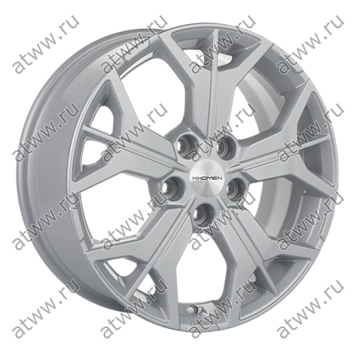 Диски литой Khomen 1715 7x17 5*114,3 Et:45 Dia:67,1 F-Silver Екатеринбург