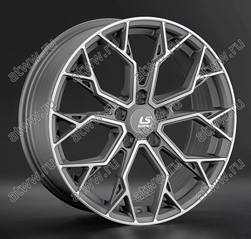 Диски литой LS wheels FlowForming RC61 8x18 5*114,3 Et:40 Dia:67,1 mgmf Екатеринбург