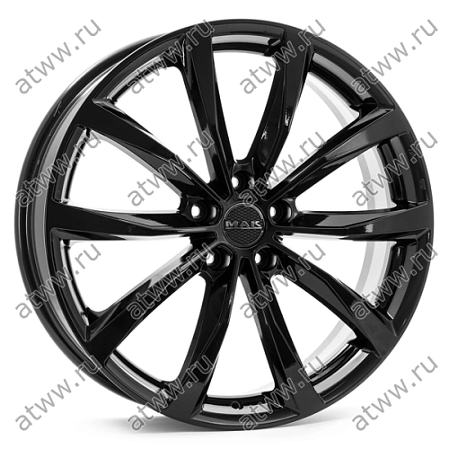 Диски литой MAK WOLF 7x17 5*114,3 Et:40 Dia:66,1 Gloss Black Екатеринбург