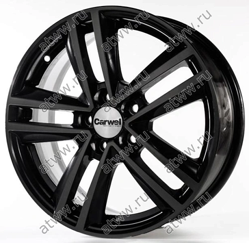 Диски литой Carwel Неро 6,5x16 5*114,3 Et:45 Dia:67,1 BK Екатеринбург