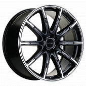 Khomen 2102 9,5x21 5*112 Et:45 Dia:66,6 Black-FP
