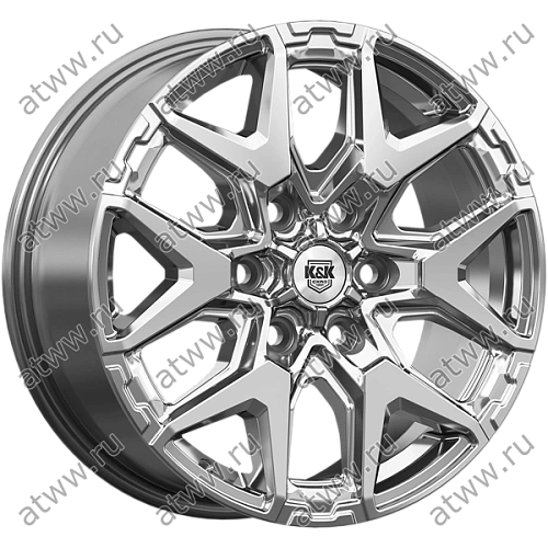 Диски литой K&K Гангут (КС1176) 7,5x18 6*114,3 Et:46 Dia:67,1 дарк платинум Екатеринбург