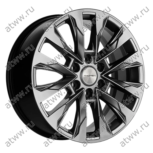 Диски литой Khomen 2010 8x20 6*139,7 Et:35 Dia:95,1 Dark-chrome Екатеринбург