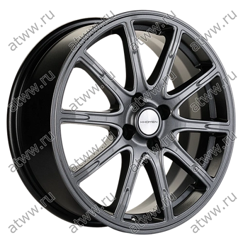 Диски литой Khomen 1707 6,5x17 4*100 Et:43 Dia:60,1 GRAY Екатеринбург