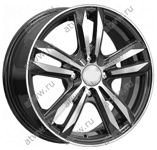 Диски литой RW RW-02 (КС870) 6x15 4*98 Et:35 Dia:58,5 BK/FP Екатеринбург
