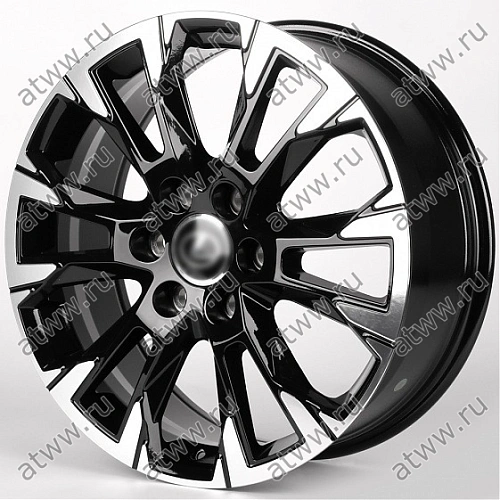 Диски литой IWheel IVF-3159 8x20 6*139,7 Et:55 Dia:95,1 Чёрный Глянцевый + Полированные Спицы Екатеринбург