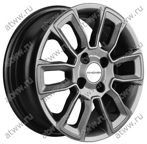 Диски литой Khomen KHW1406 5,5x14 4*100 Et:45 Dia:56,1 Gray Екатеринбург