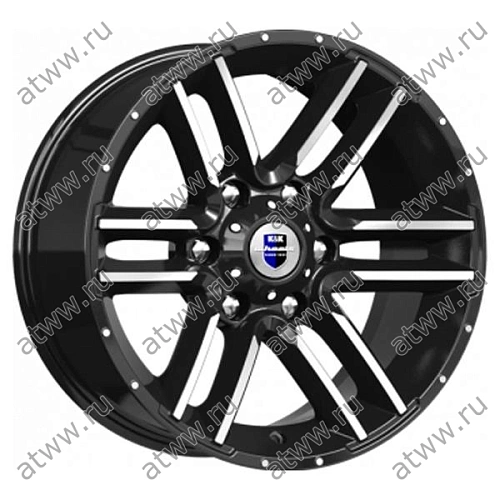 Диски литой K&K Алгама 8x17 6*139,7 Et:-20 Dia:106,1 Алмаз чёрный Екатеринбург
